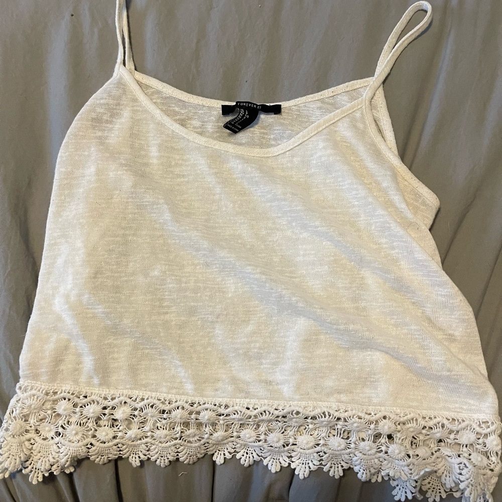 Lace spaghetti strap